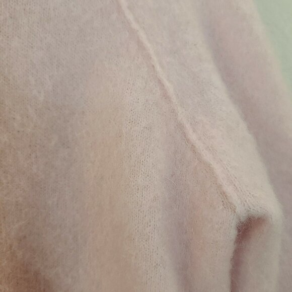 COS Sweater Womens Small Pink Alpaca Wool Blend Fuzzy Knit Casual Basic Work - Picture 11 of 12